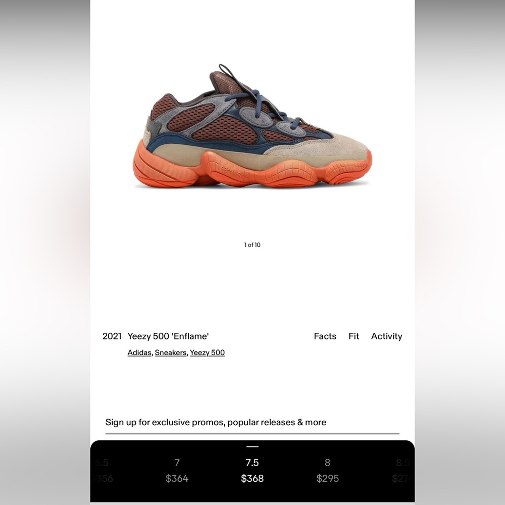 Yeezy enflame 7.5 (Wmn 9)